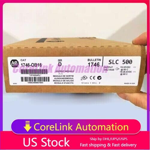 New Sealed AB 1746-OB16 SER D CAT /D SLC 500 PLC Output Module 1746OB16