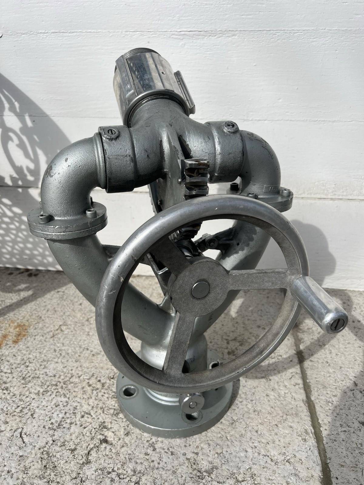 Elkhart Brass Single Wheel Firefighting Fire Monitor