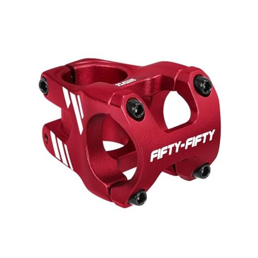 Mountain Bike Stem, Aluminum Alloy Short MTB Stem, Suitable for 1-1/8 Red