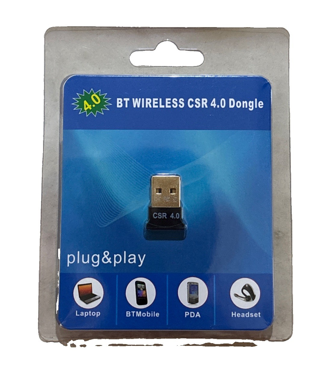 Bluetooth CSR 4.0 USB Dongle Adapter for PC Laptop Headset PDA