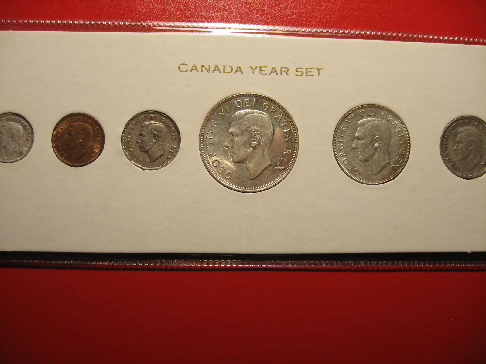 Canada coin set 1951