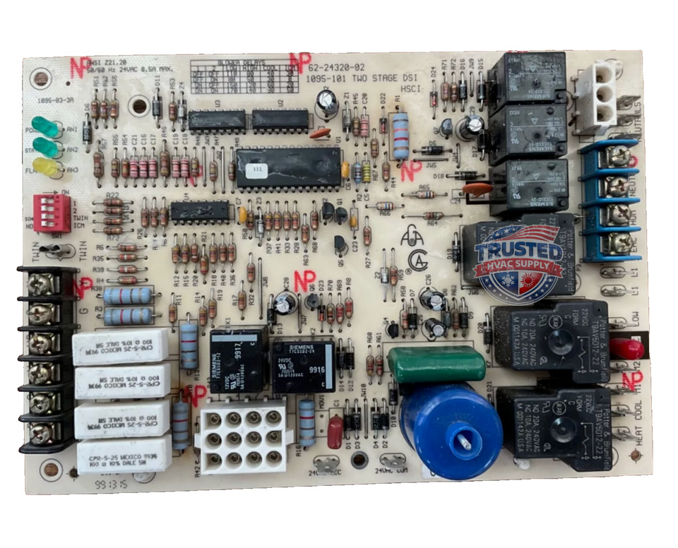 62-24320-02 GUARANTEED WORKING TESTED GOOD Furnace Control Board 622432002