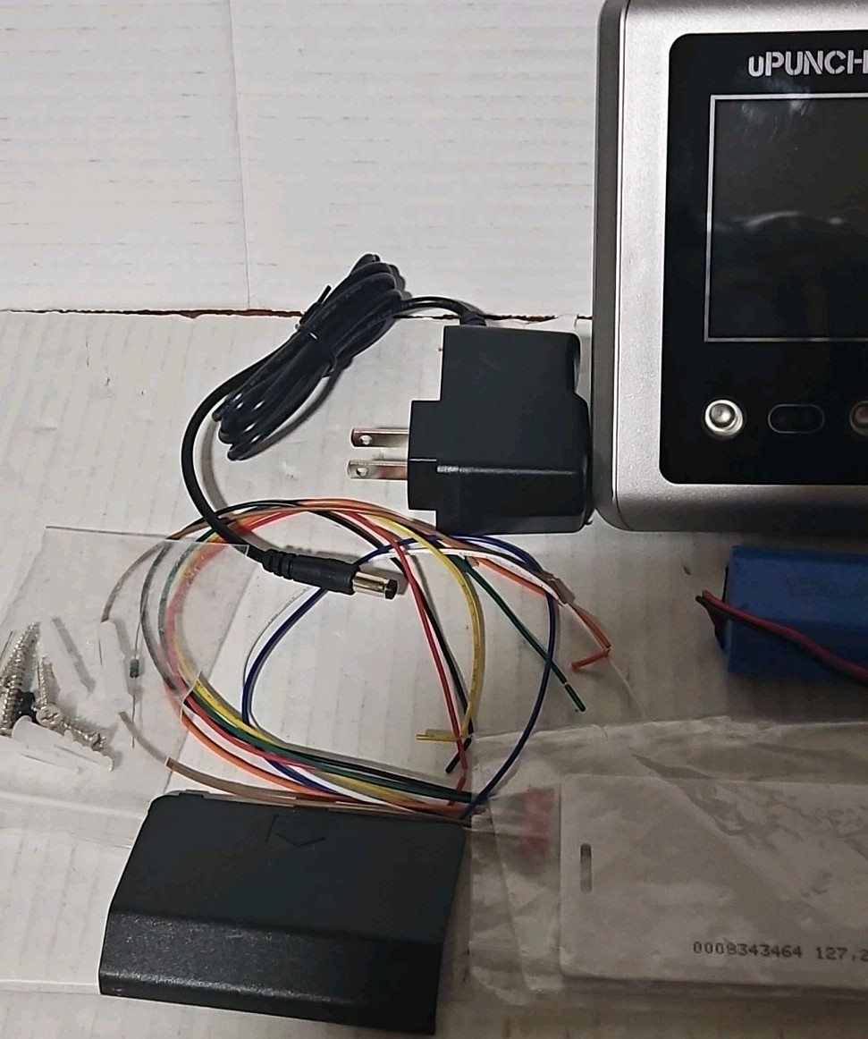 uPunch Time Clock MK3000 Face & Fingerprint Terminal Recognition READ DESCRIPT