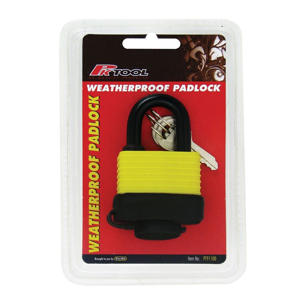 PK Tools Weatherproof Padlock 40mm with 2 x keys