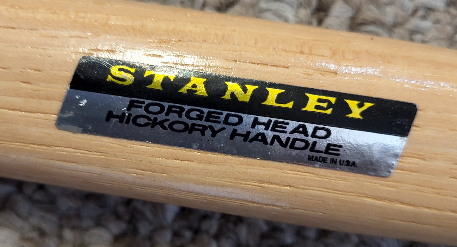 Vintage NOS Pair Stanley Hammers - Forged Head #51-820 & 100 Plus # 101 NOS