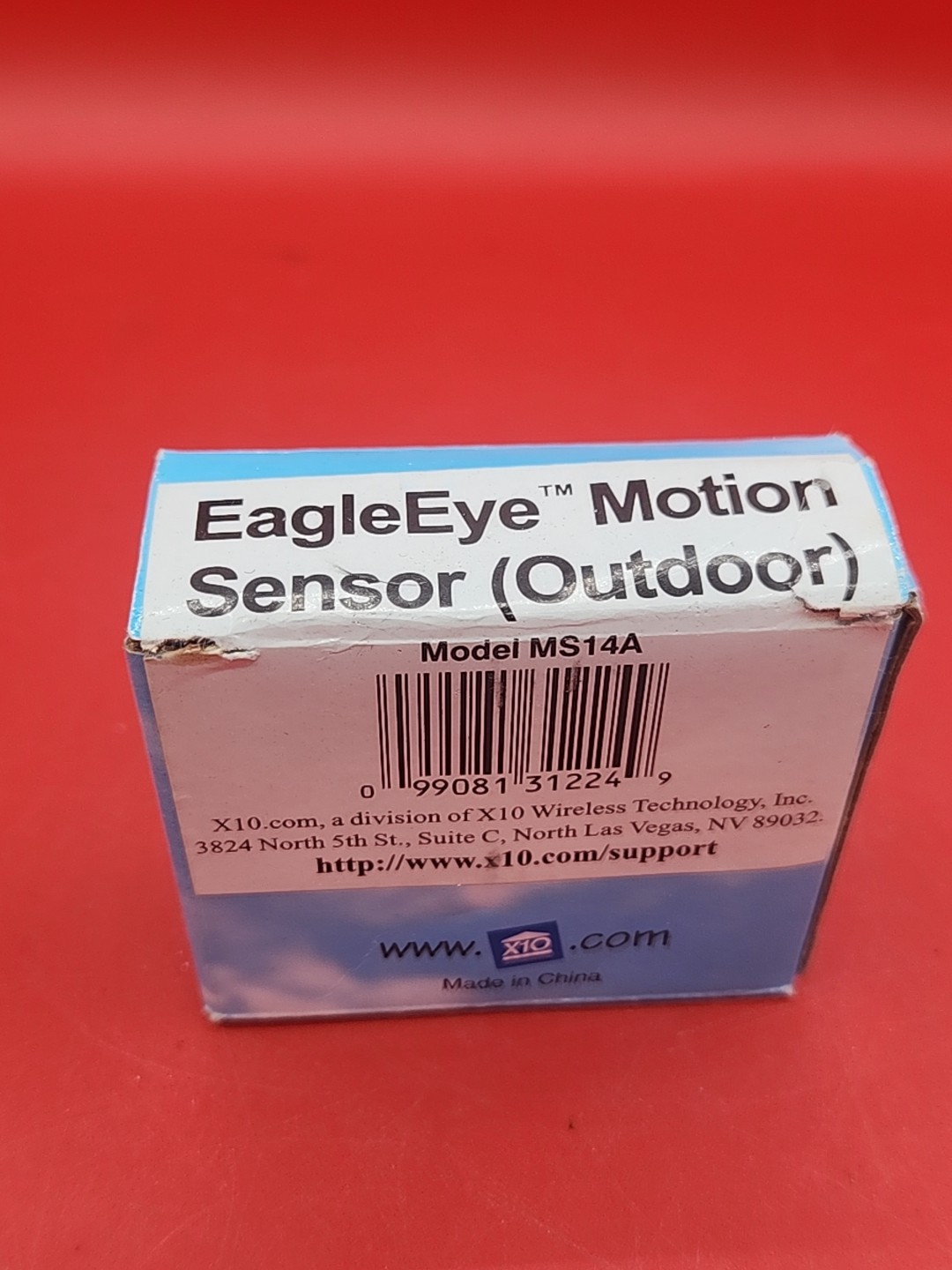 NEW in BOX X10 ACTIVE HOME MS14A EagleEye Indoor Outdoor Motion Sensor MS14A