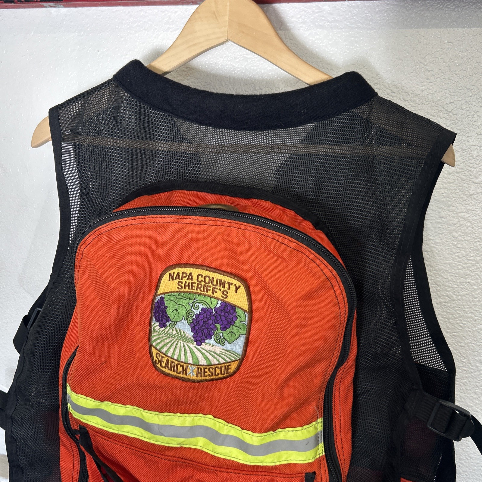 Mil-Spec Motorcycle Riding Safety Vest US Military HI VIS Orange XL