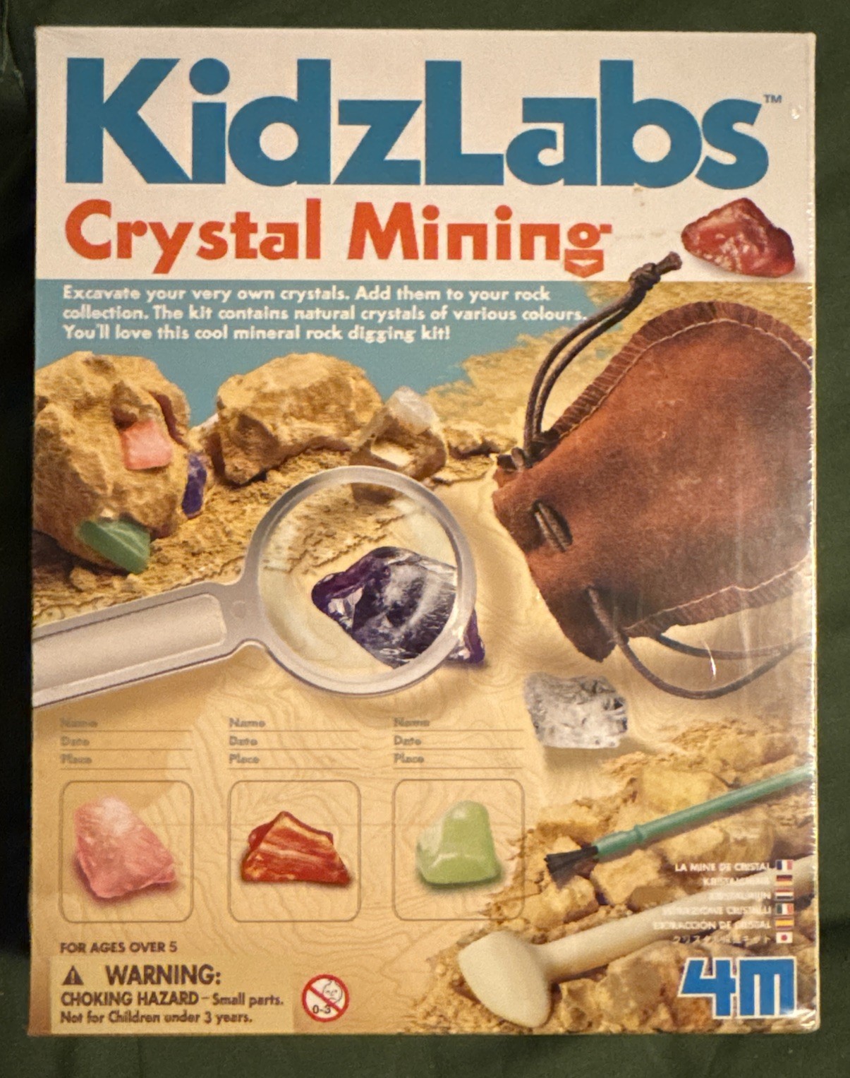 NEW & SEALED! KidzLabs Crystal Mining Kit