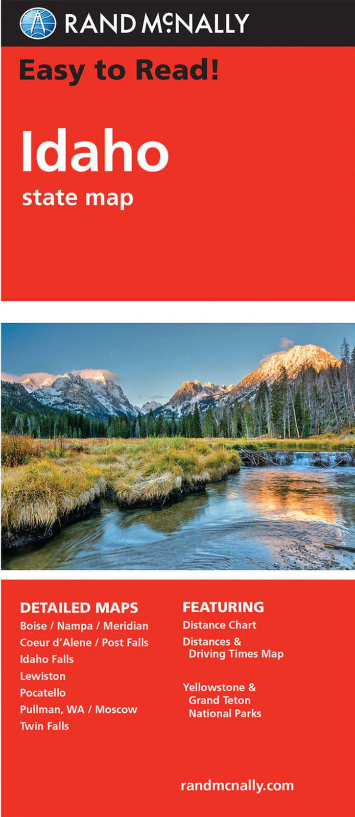 Rand McNally State Maps: Idaho and Nevada (2 Maps)