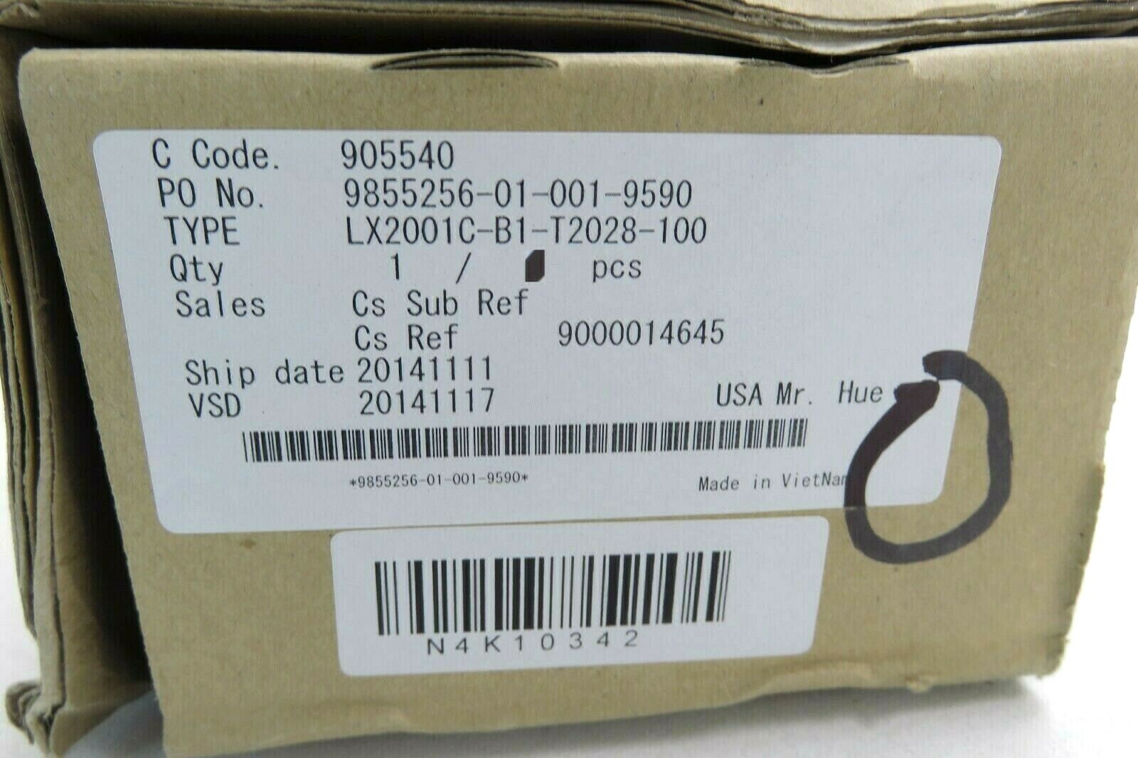 Misumi LX20 Single Axis Actuator LX2001C
