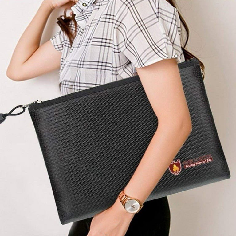 Fireproof and Waterproof Document Bag for Safe Storage 14” X 11”