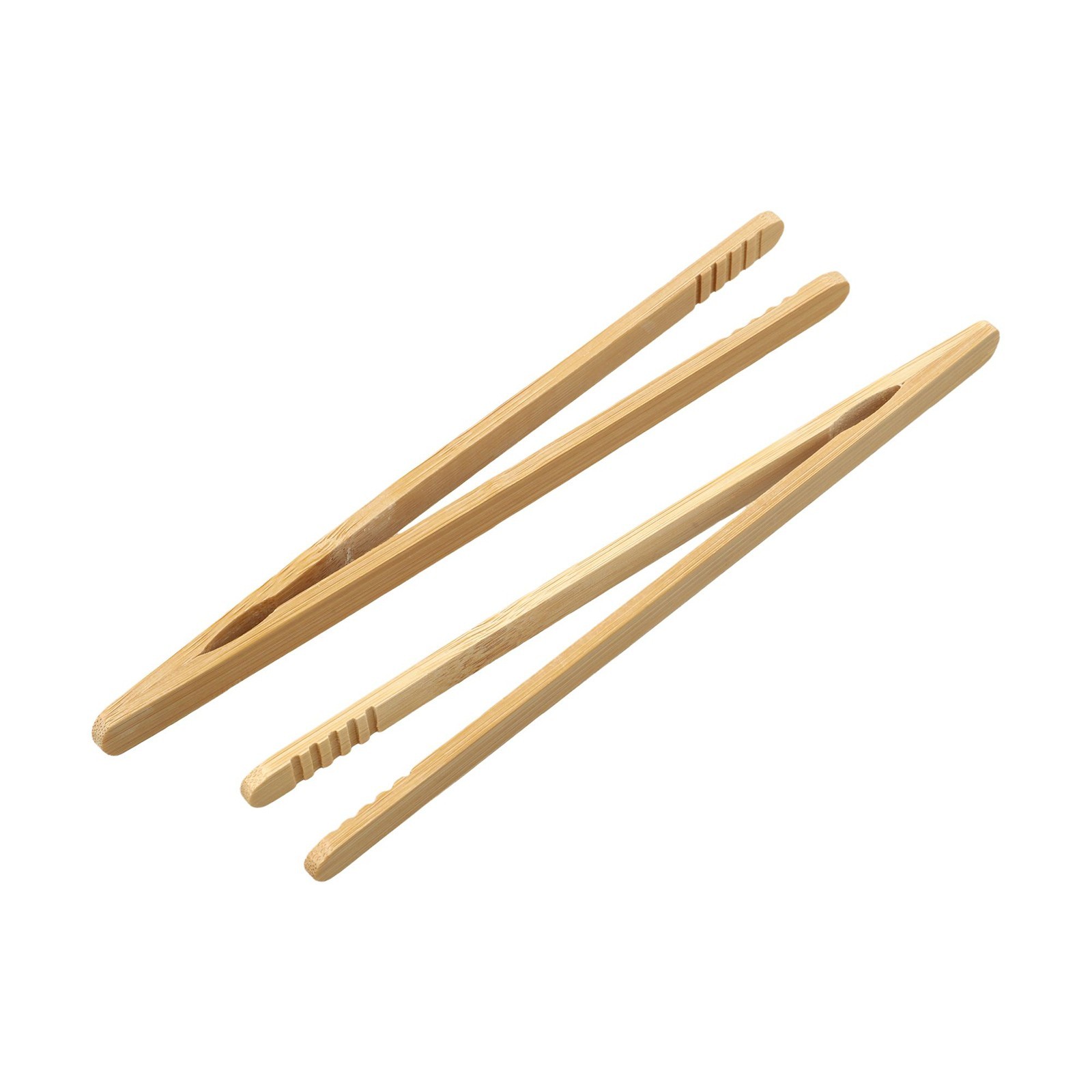 High Quality Wooden Toast Salad Tongs Pack of 2 for Easy Food Handling