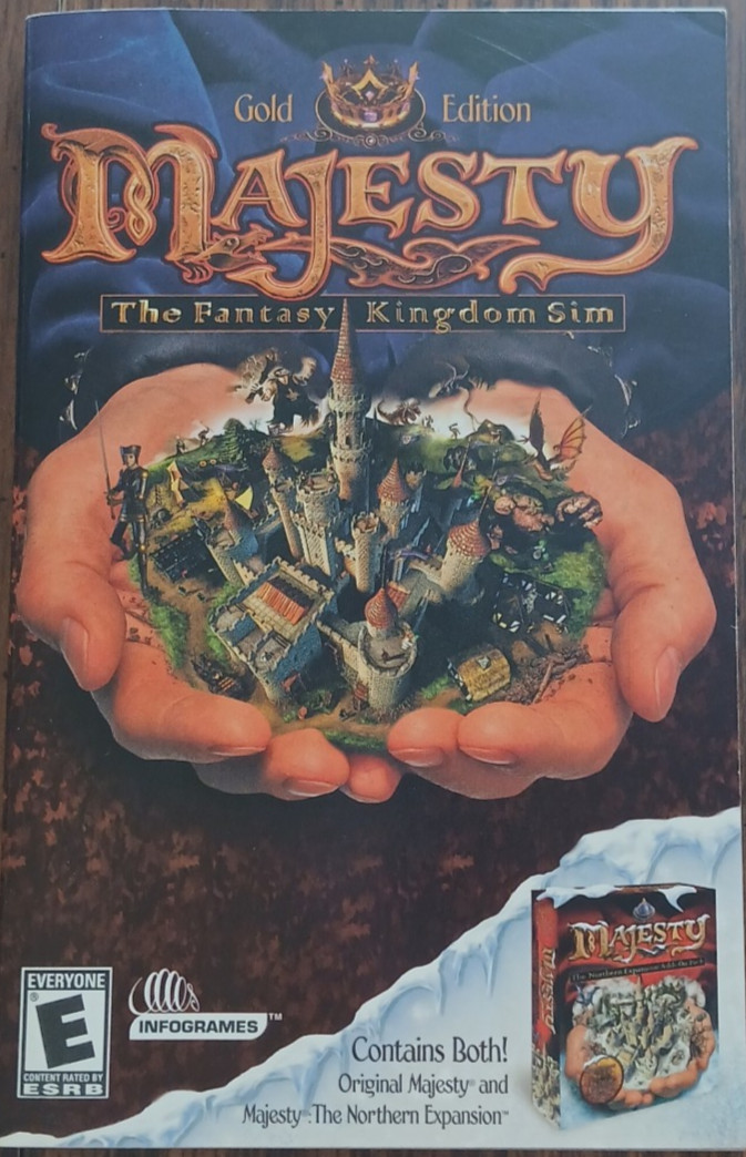 Majesty: The Fantasy Kingdom Sim PC Game Manual ONLY 2002