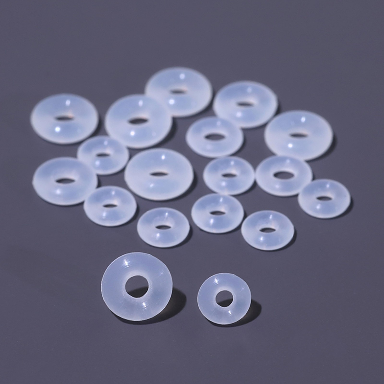 Silicone Earring Backs Stopper 50-100 Pcs for Piercings Clear Discs