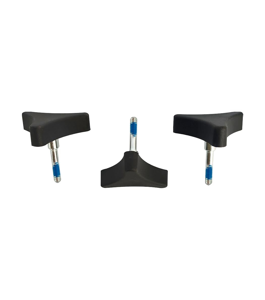 3 Pack 3 Point Rollator Knob Walker Replacement Knobs Universal Part for Walker