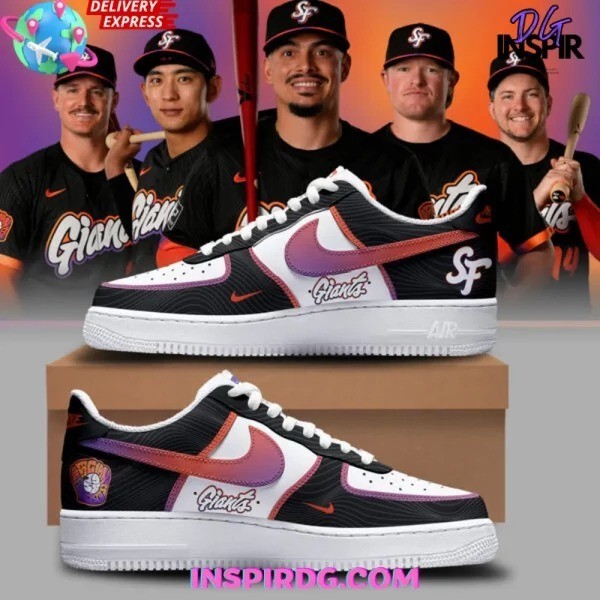 San Francisco Giants 2025-26 City Edition Air Force 1, Choose Size Men, Women