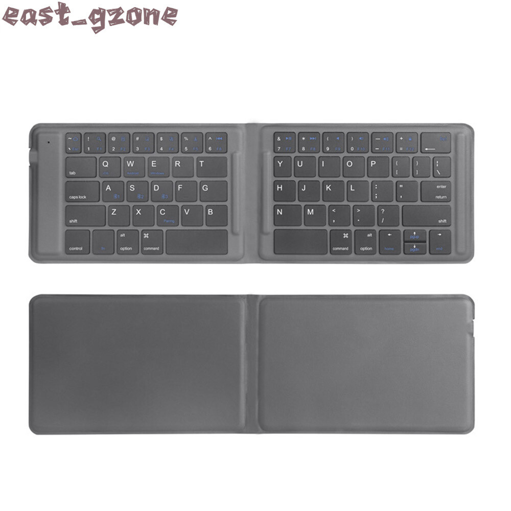 Bluetooth Wireless mute Foldable Portable Keyboard for Windows IOS Tablet iPad