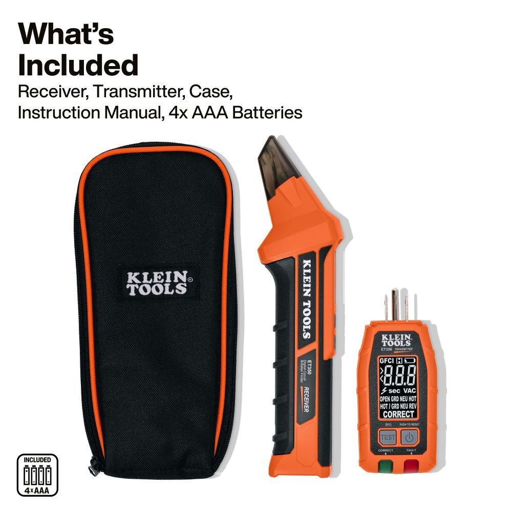 Klein Tools 4-In-1 Digital Circuit Breaker Finder