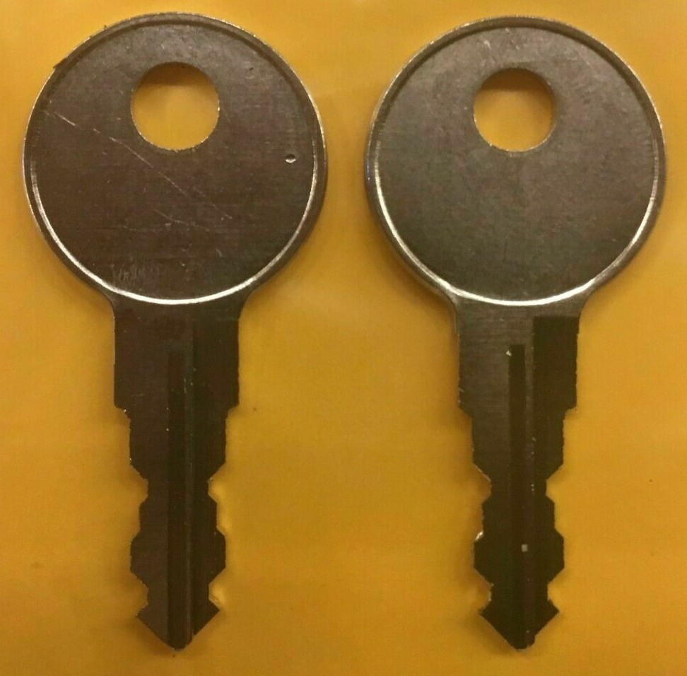 RL001-RL050 2 Keys For RNL Roll N Lock truck cap Topper lock PRECUT TO YOUR CODE