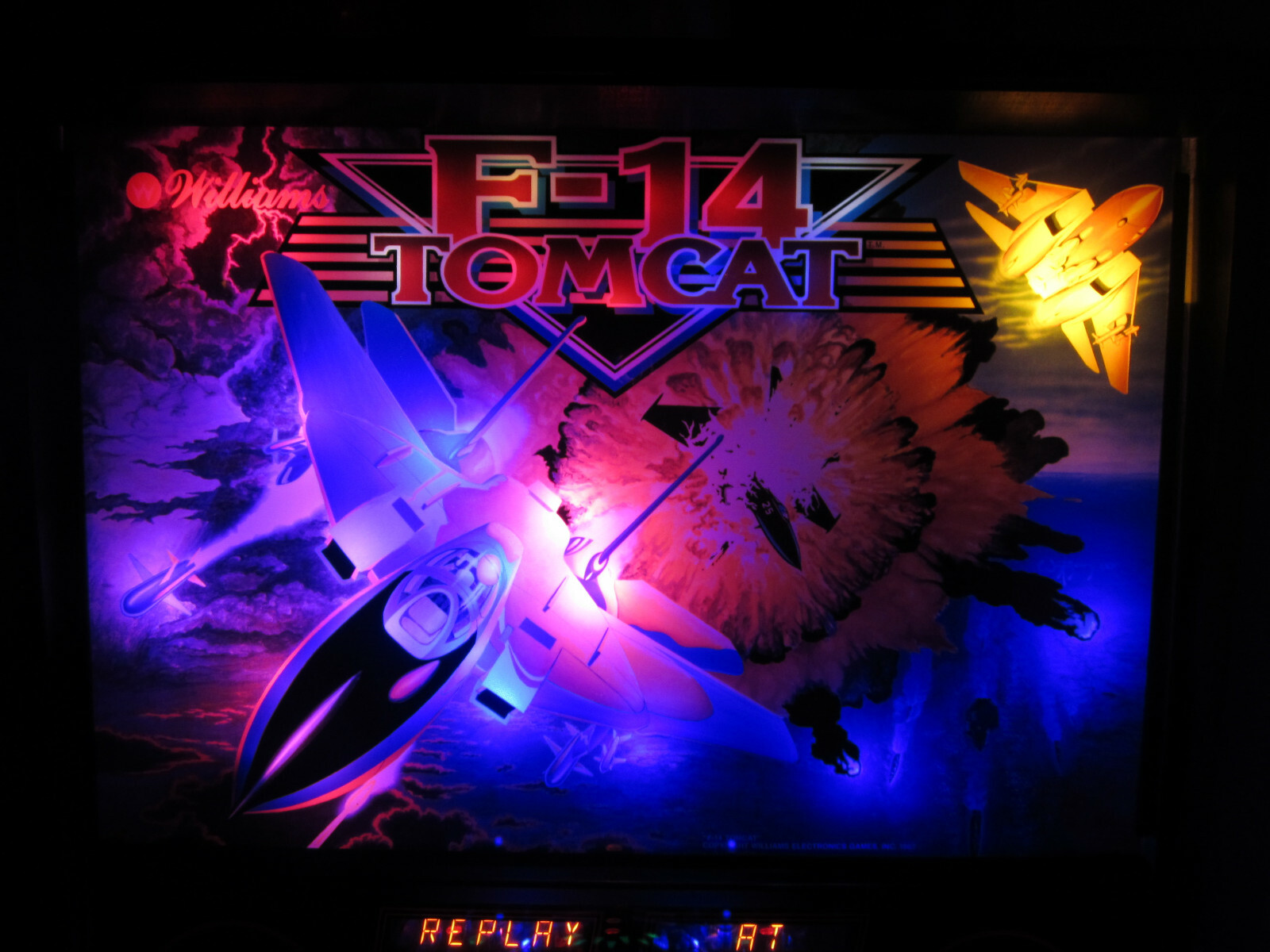 F-14 TOMCAT - NON GHOSTING Lighting Kit SUPER BRIGHT PINBALL LED KIT