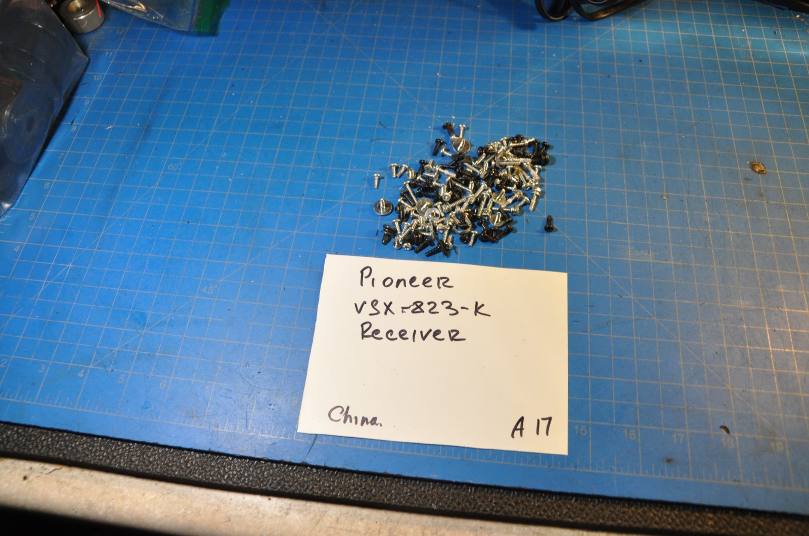 Pioneer VSX-823-K Receiver Replacement Parts Bolts Screws & Nuts