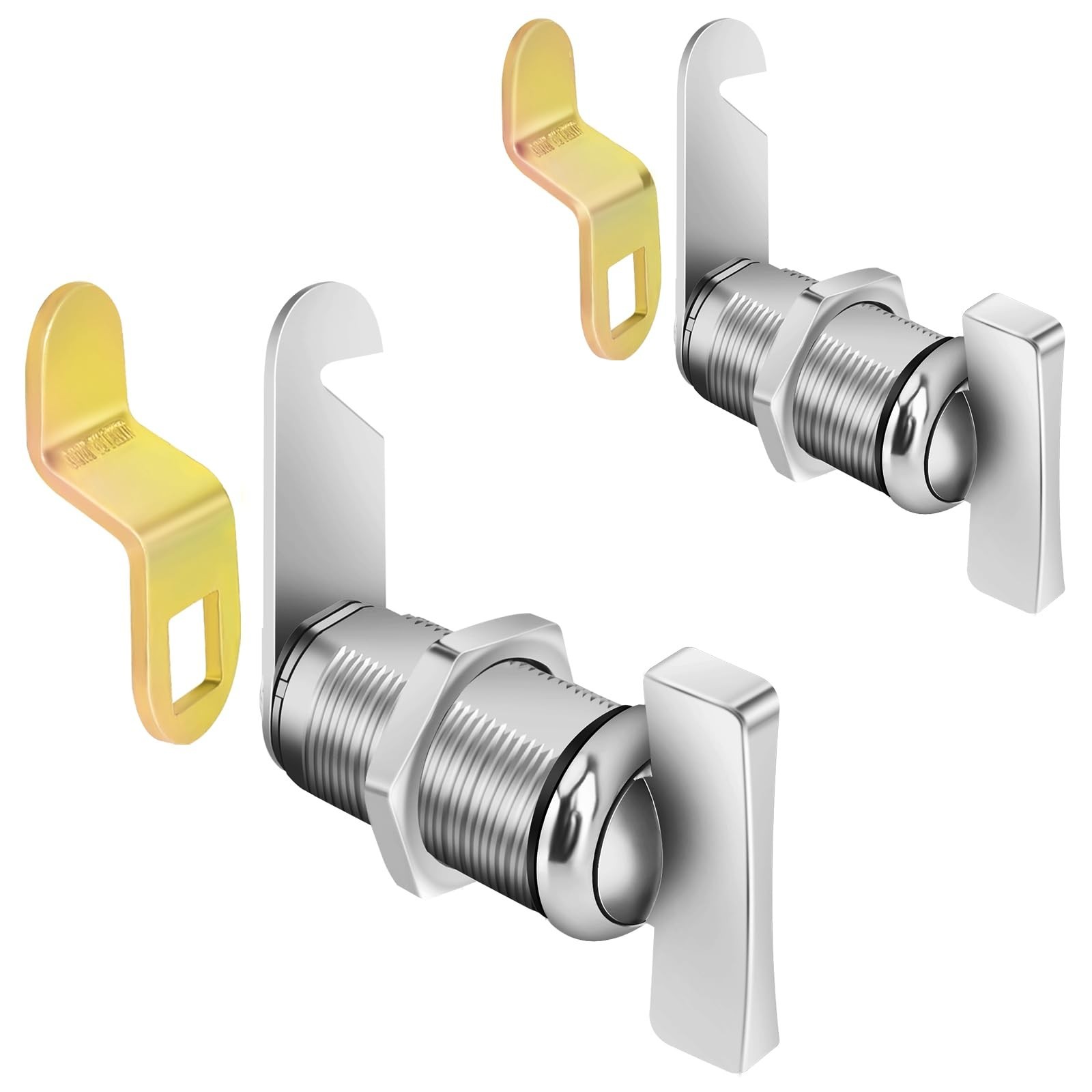Thumb Cam Locks 2PCS Keyless Non-Locking Locks 5PCS Fits on Camper, Vehicles,...