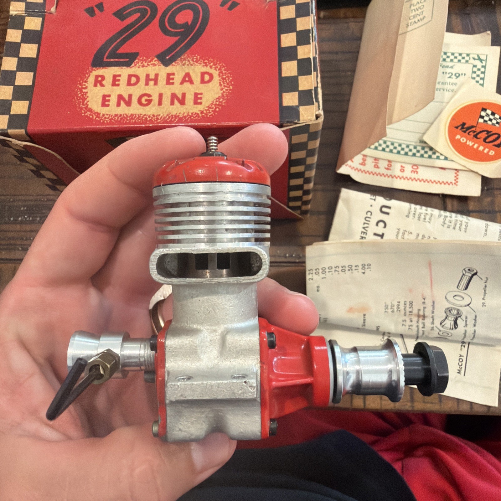 McCoy Redhead 29 .29 Vintage Model Engine New In Box