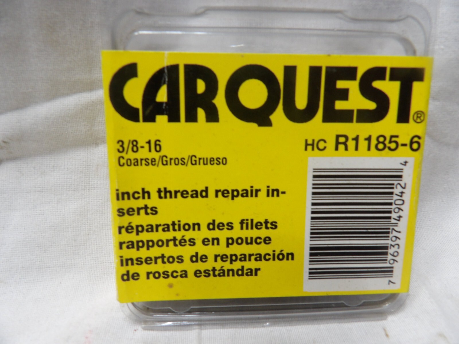 Carquest Thread Repair Inserts 3/8-16 Coarse R1185-6