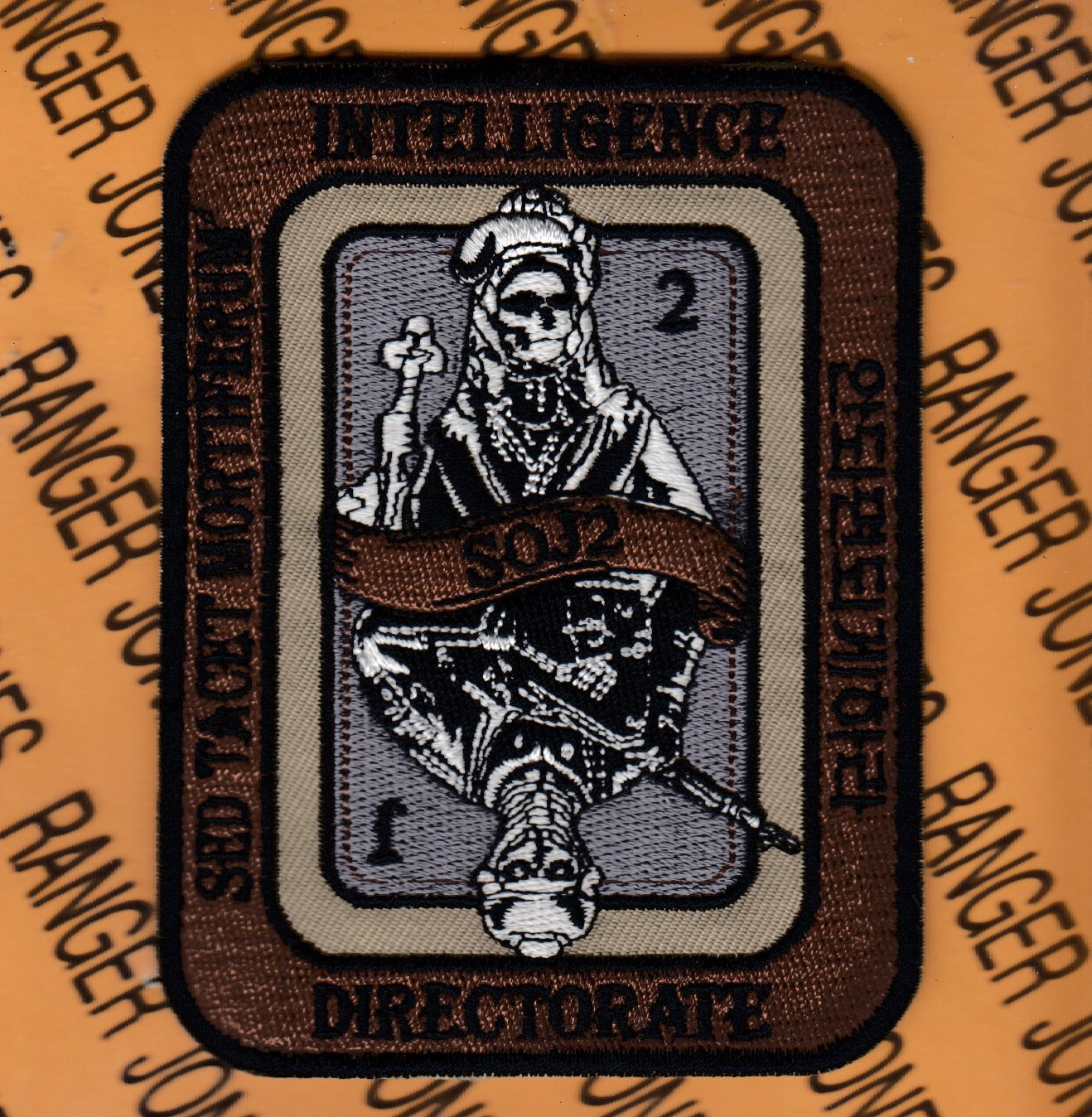SOCKOR Special Operations Cmd Korea Airborne Intelligence MI SOJ2 OCP ~4" patch