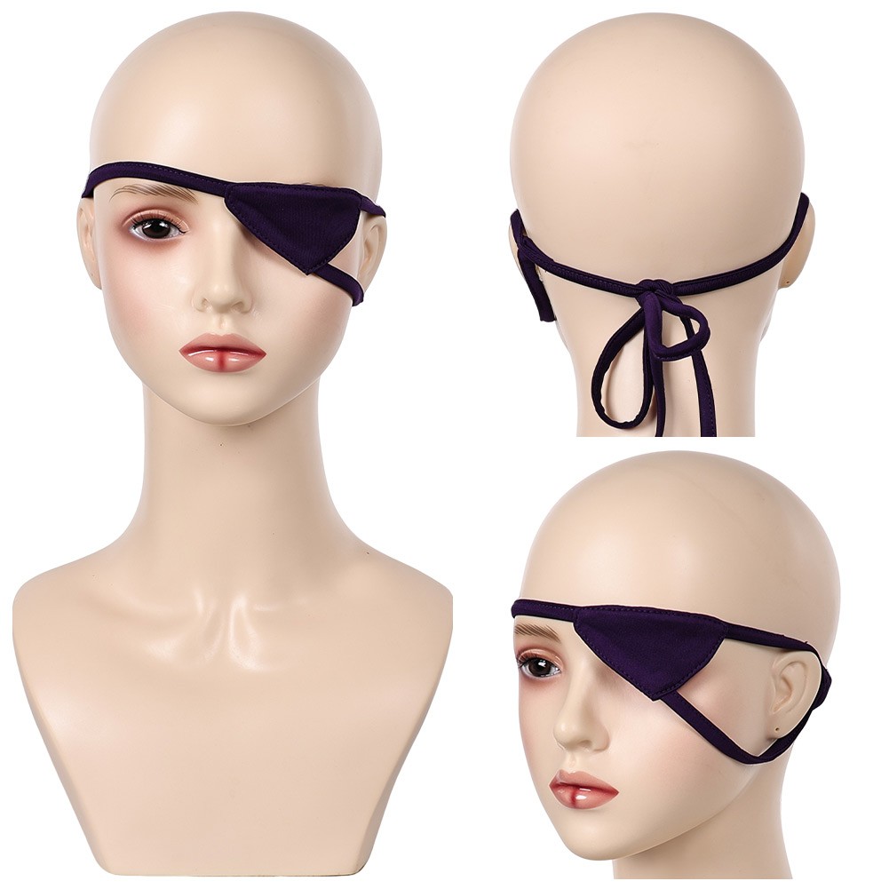 LOL Caitlyn Kiramman Sheriff of Piltover Purple Eye Mask Halloween blindfold