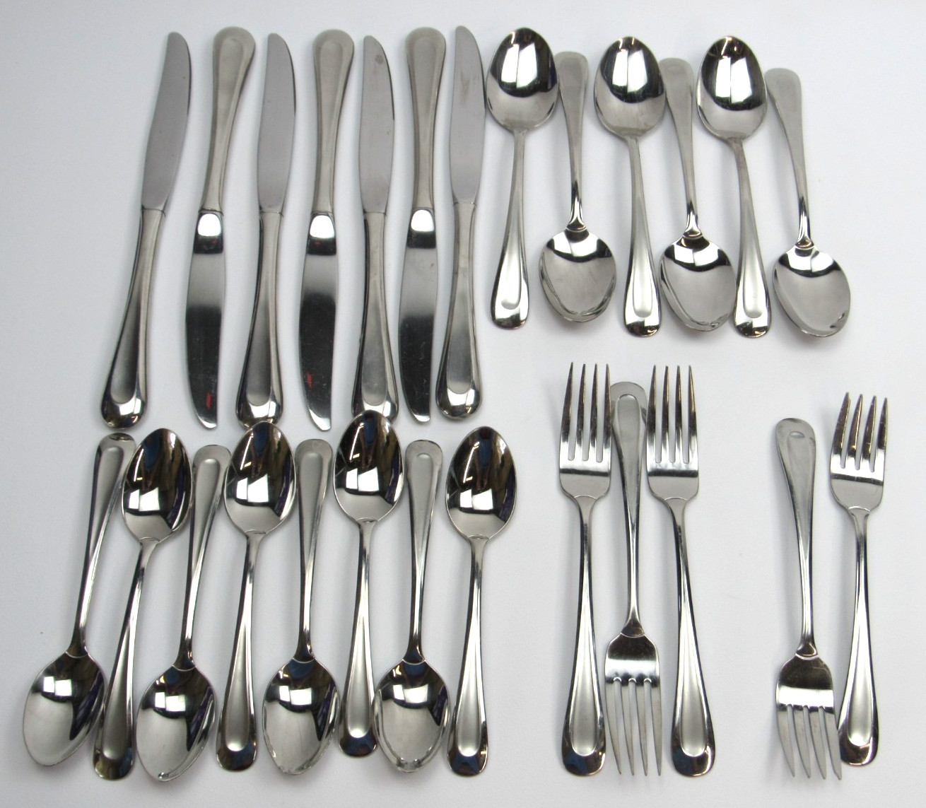 Oneida SAND DUNE Flatware Lot Stainless Steel Spoon Fork Knife USA