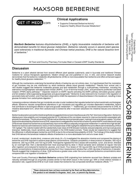 Maxsorb Berberine
