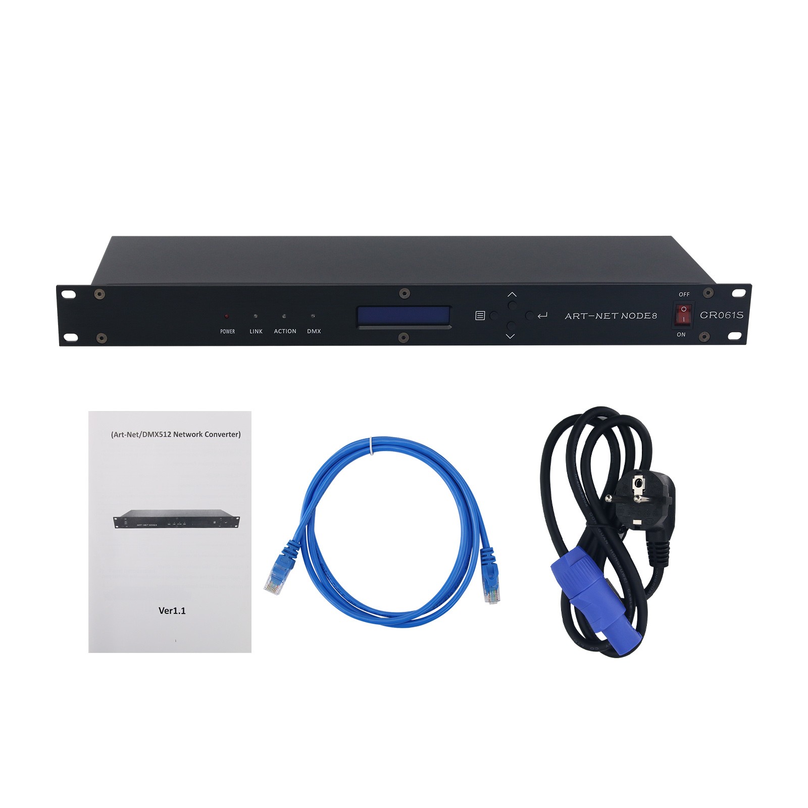 ART-NET NODE8 8-Channel Art-Net Node DMX512 Network Expander with Ethernet Port
