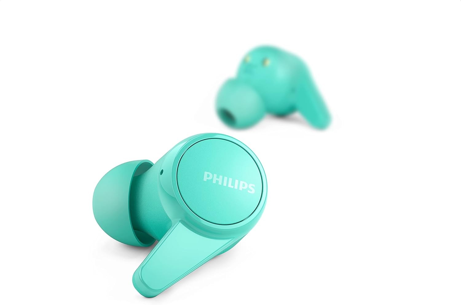 PHILIPS T1207 True Wireless Headphones with IPX4, 18 Hours Playtime - Teal