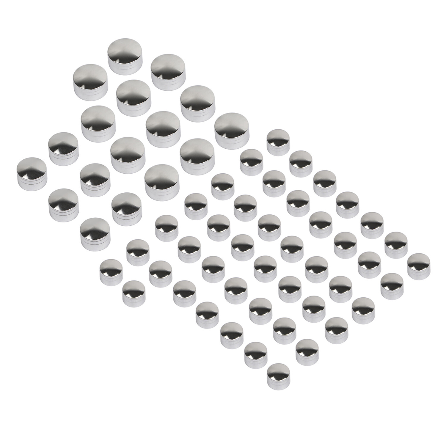 61x Topper Engine Bolt Head Cap Covers For Harley Street Electra Glide Road King