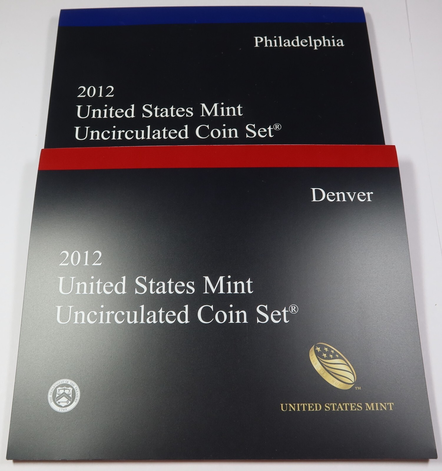 2012 P&D BU - US Mint Uncirculated UNC Clad Complete 28 Coin Set #45968Y