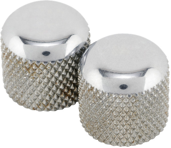 TWO Genuine Fender Road Worn Dome Knobs
