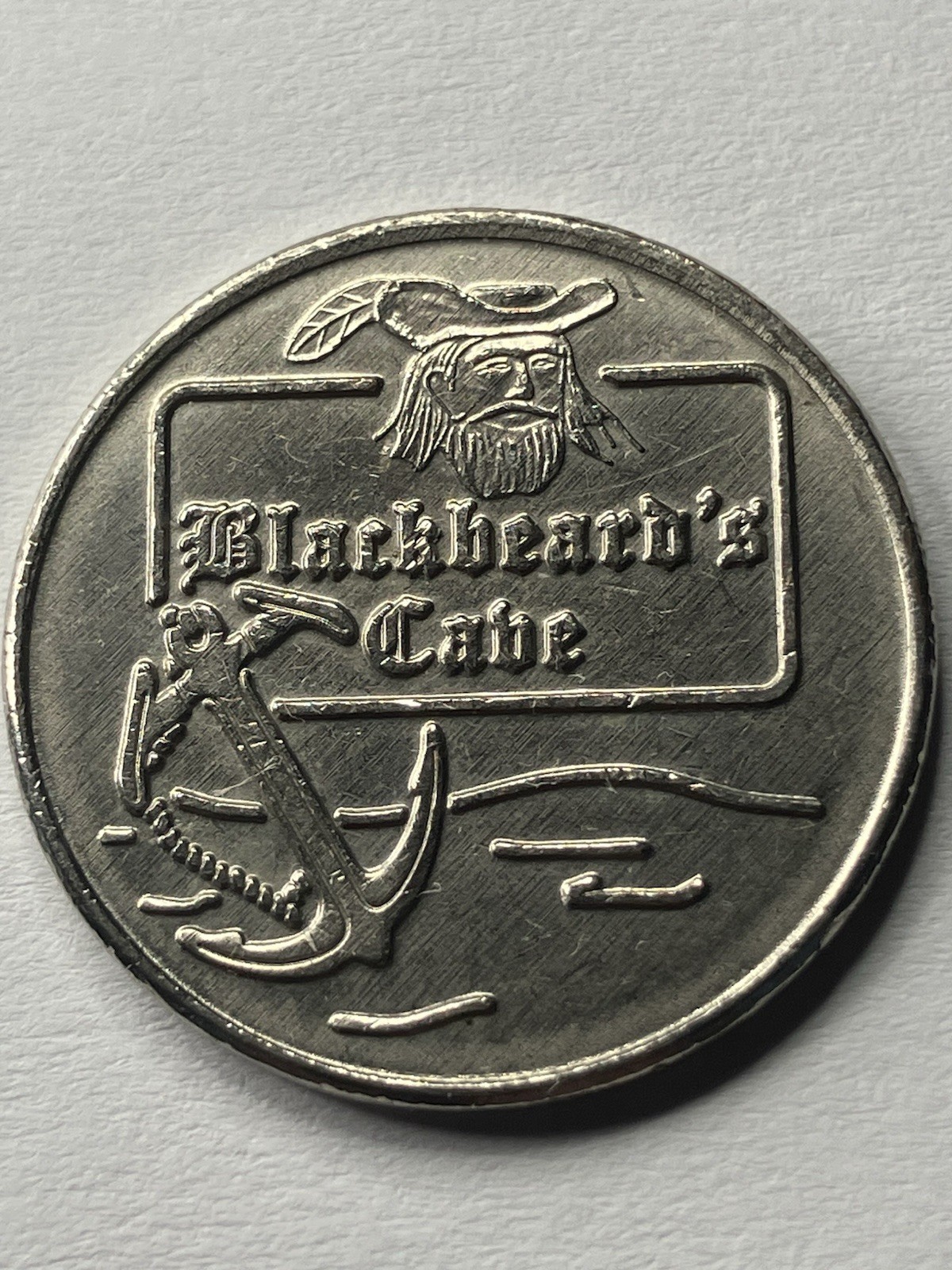 RARE Blackbeard’s Cabe Arcade Token Defunct #uf3