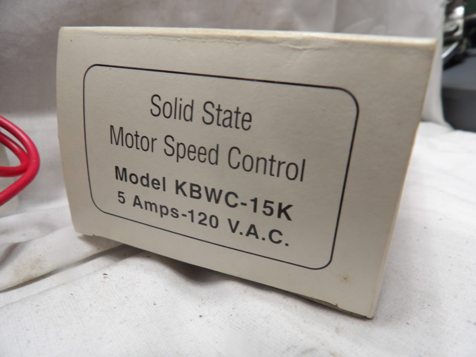 Solid State Motor Speed Control Model KBWC-15K