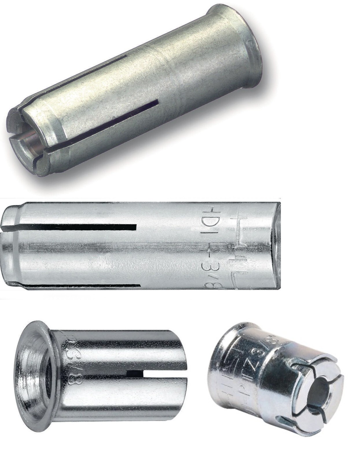 Hilti choice of Drop-in anchor HDI+ TZ  HDI-L+ HDI-P thread 1/4"  3/8"  1/2"