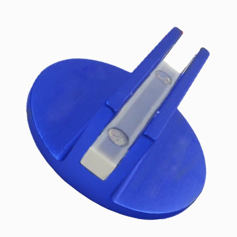 2Pcs Blue Slotted Magnetic Jack Pad Pinch Weld Rail Adapter