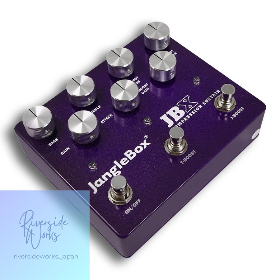 JangleBox JBX Booster Compressor Guitar Effect Pedal Used