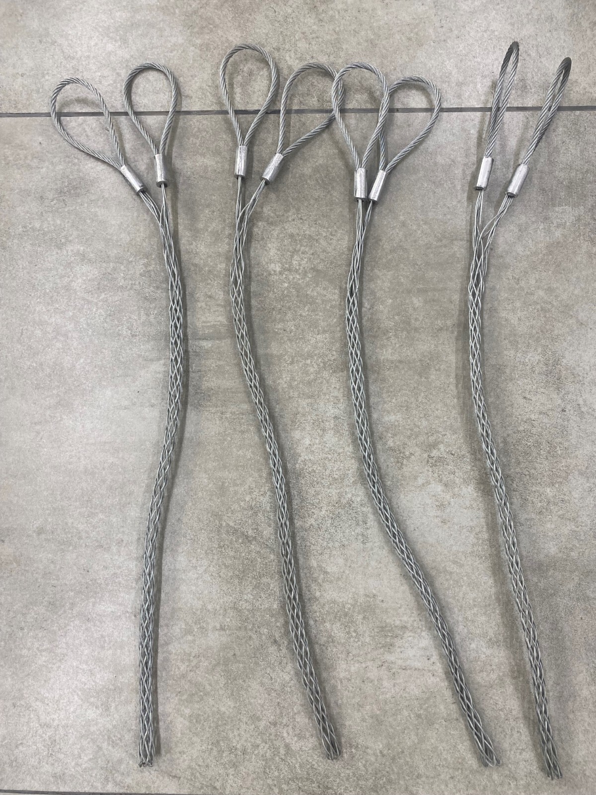SLINGCO Double Eye Cable Grip, Galvanized, 0.5-0.75" /13-19mm, # DE2 ZCS0306