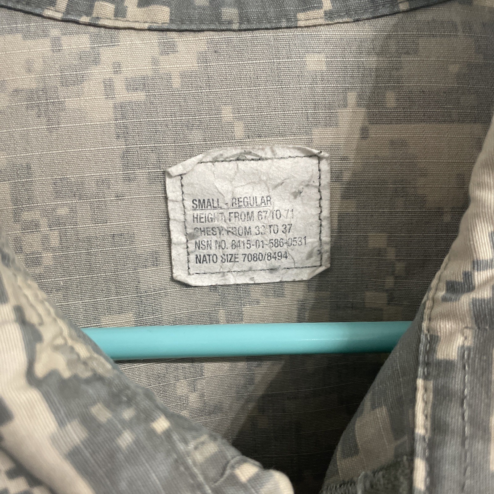 Field Jacket (SMALL-REGULAR) Digital Camo Cold Weather Army Coat