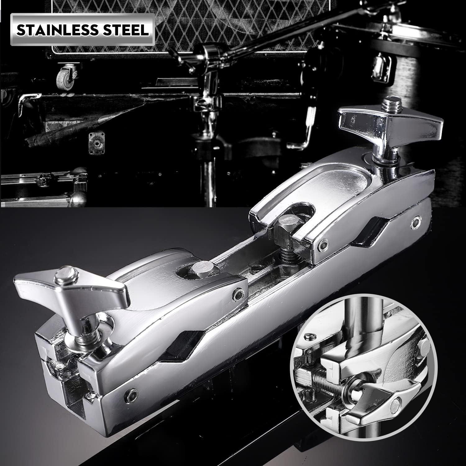 Facmogu Silver Multi-clamp, Adjustable Quick Release Multi-clamp