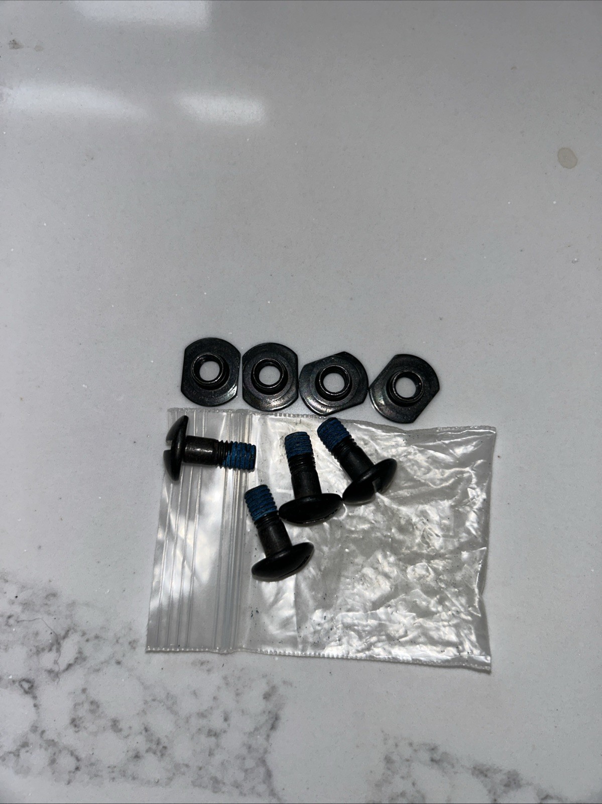 ACH/ECH Retention Screw/Nut Hardware Set For Helmets 5/8” 15.8mm. OC Gentex