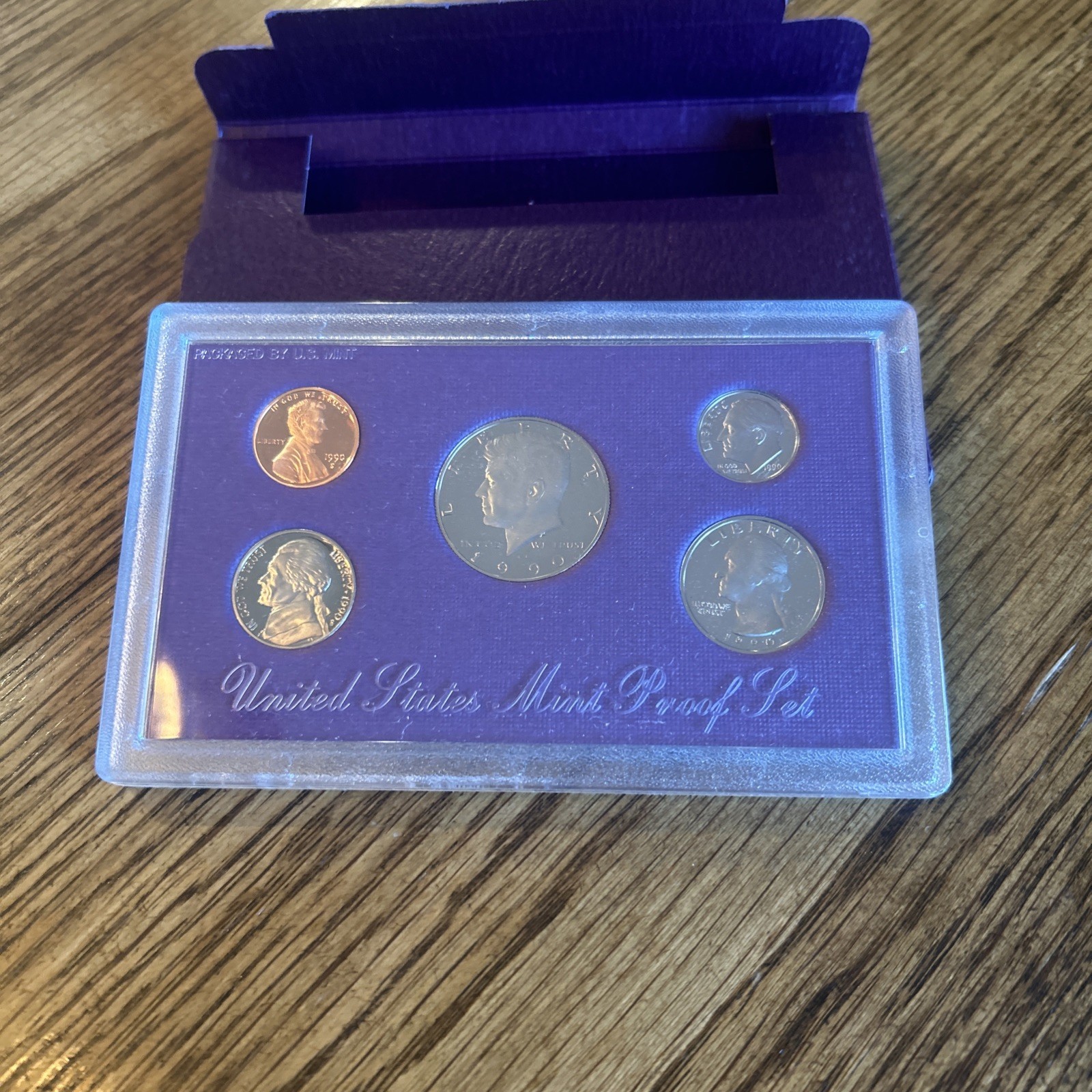 1990 Clad Proof Set U.S. Mint Original Government Packaging OGP
