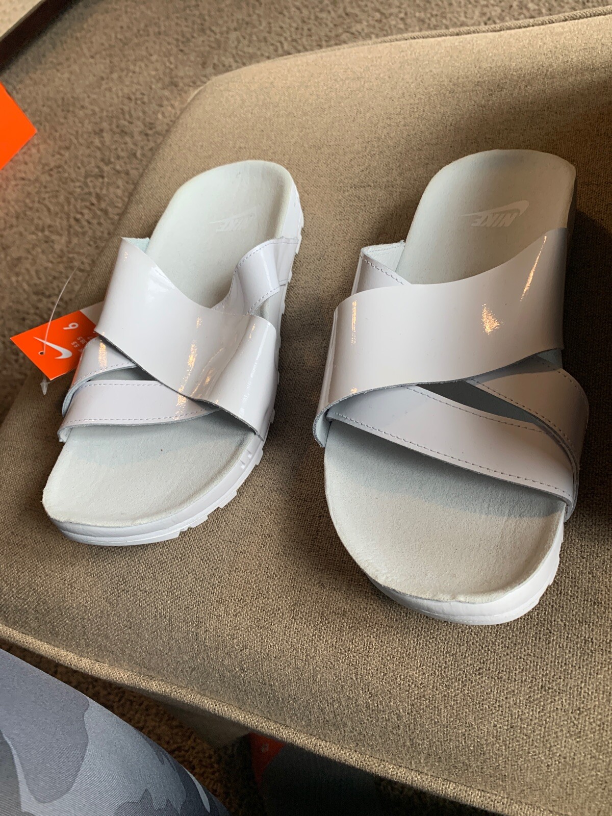 Mens Nike Taupo Sandals Size 6 (849756 100) No Box