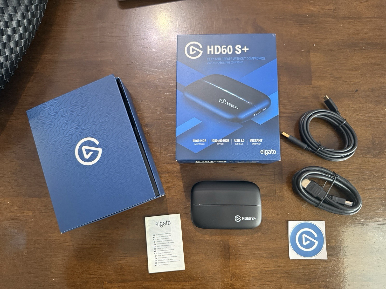 Elgato HD60 S+ Game Capture Card CIB USB-C Mint Complete