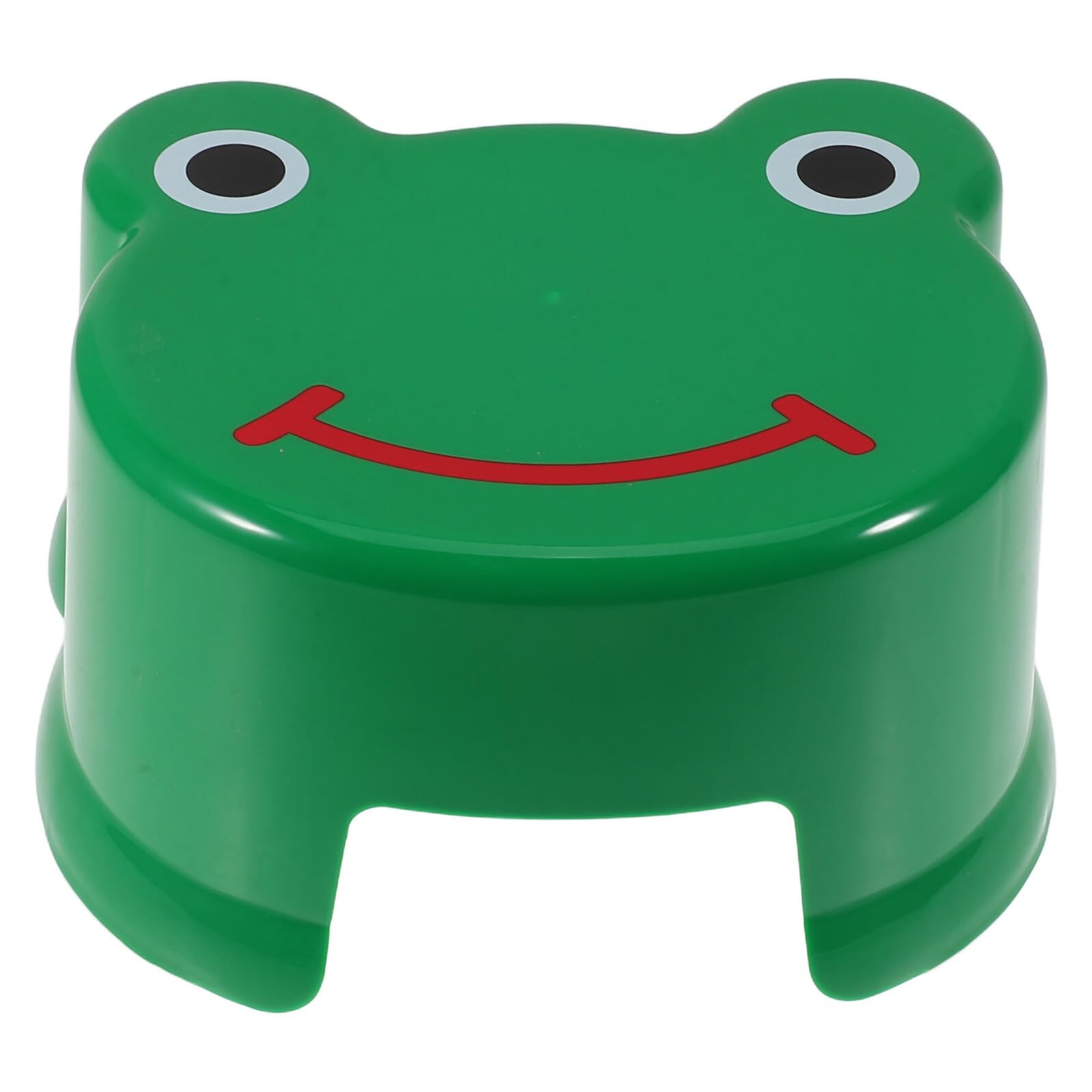 Cartoon Frog Step Stool for Kids - Non-Slip Portable Plastic Animal Small Ben...